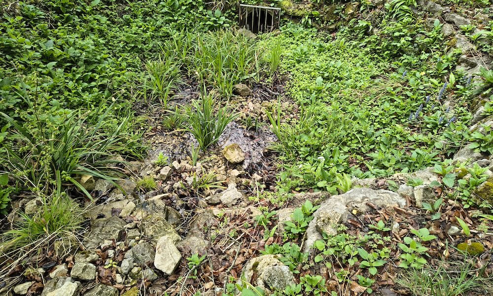 Sedimentationsbecken zur Absetzung von Schwebstoffen im Regenwasser